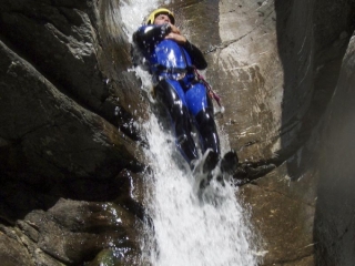 Canyoning for everyone along the Chalamy 
